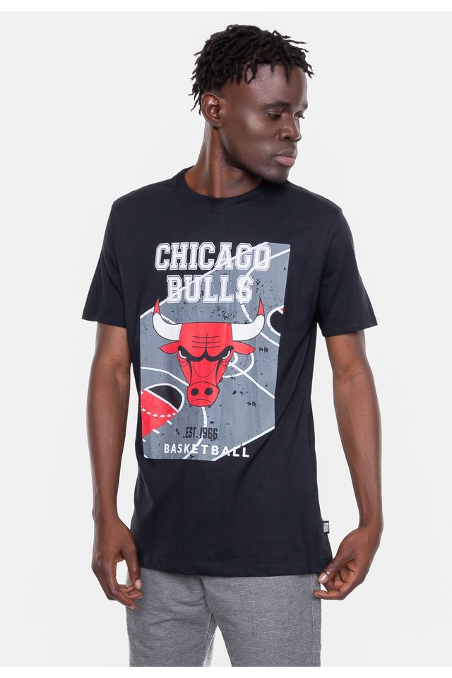 Camiseta-NBA-Backcourt-Chicago-Bulls-Preta