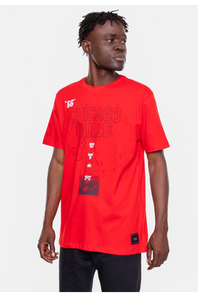 Camiseta-NBA-Thunder-Chicago-Bulls-Vermelha