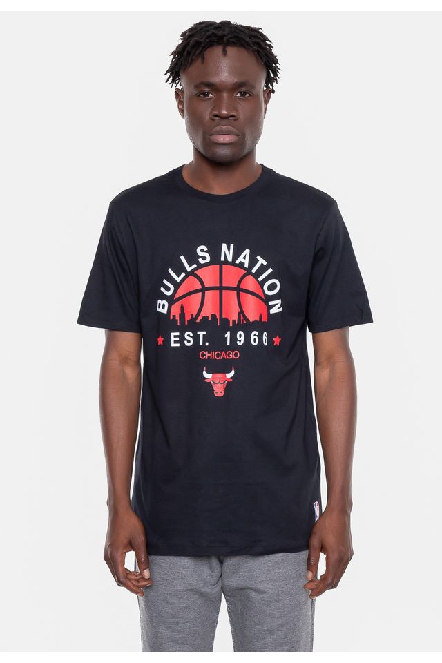 Camiseta-NBA-City-Nation-Chicago-Bulls-Preta