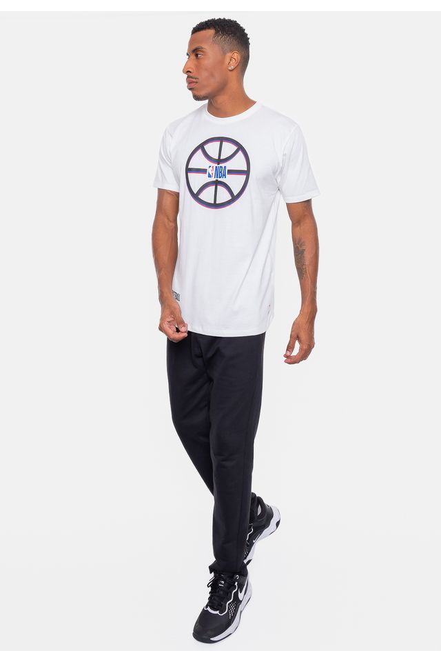 Camiseta-NBA-Outline-Branca-Off
