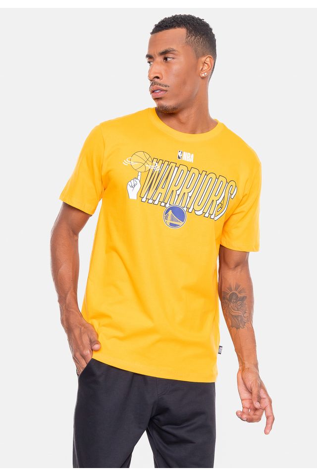 Camiseta-NBA-Hand-On-Ball-Golden-State-Warriors-Amarela-Cadmium