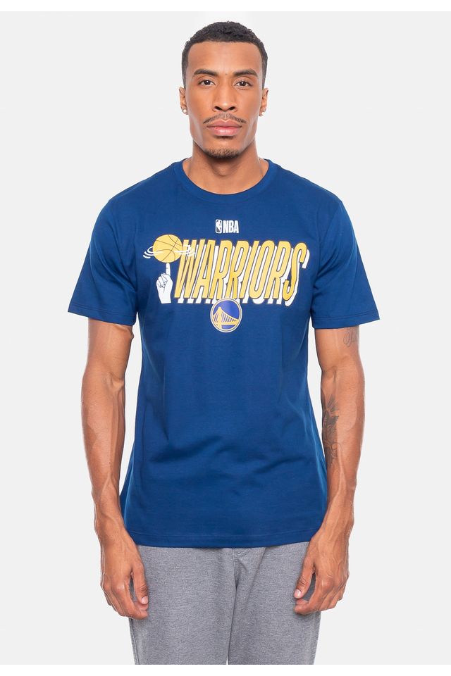 Camiseta-NBA-Hand-On-Ball-Golden-State-Warriors-Azul-Indigo