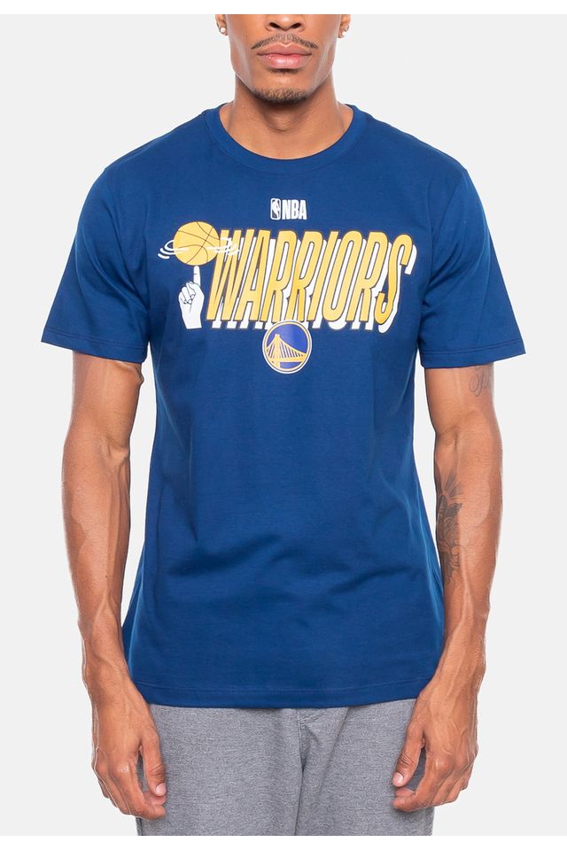 Camiseta-NBA-Hand-On-Ball-Golden-State-Warriors-Azul-Indigo
