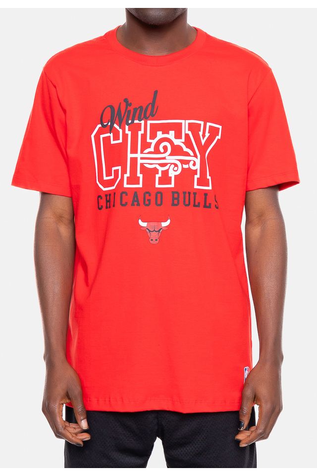 Camiseta-NBA-Postcard-Chicago-Bulls-Vermelha