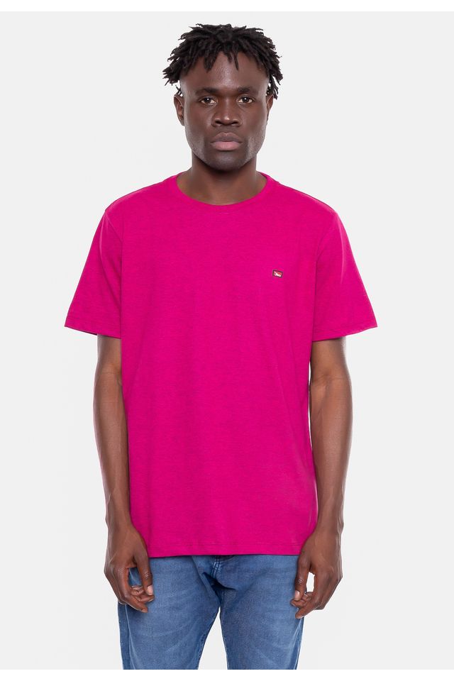 Camiseta-Onbongo-Fashion-Basic-Dark-Pink-Neon-Mescla