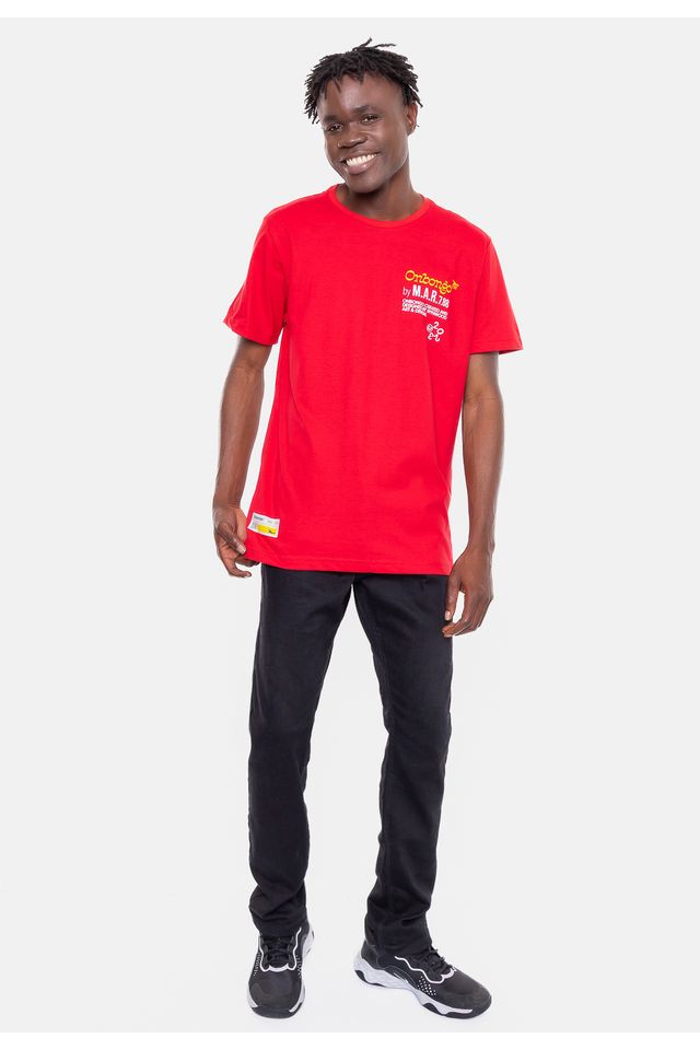 Camiseta-Onbongo-Beach-Vermelha-Dalila
