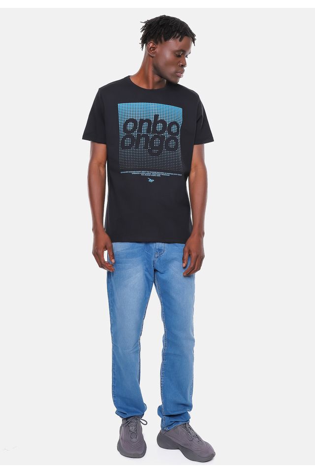 Camiseta-Onbongo-Estampada-Dot-Preta