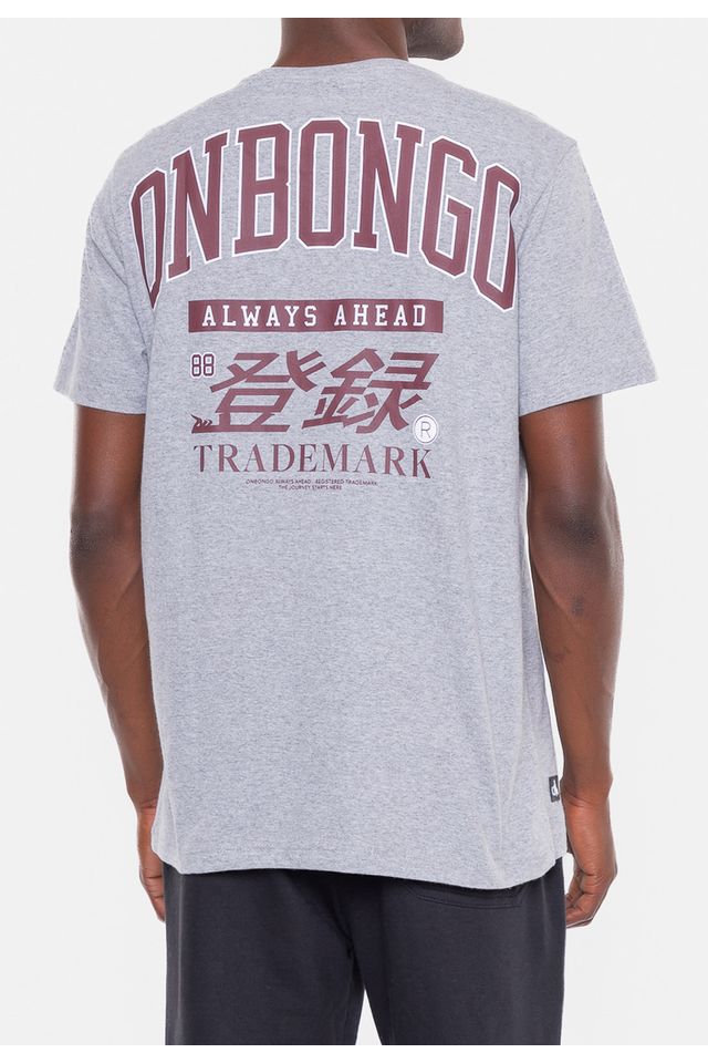 Camiseta-Onbongo-Ahead-Cinza-Mescla