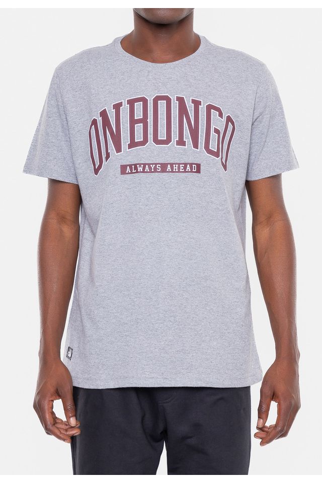 Camiseta-Onbongo-Ahead-Cinza-Mescla