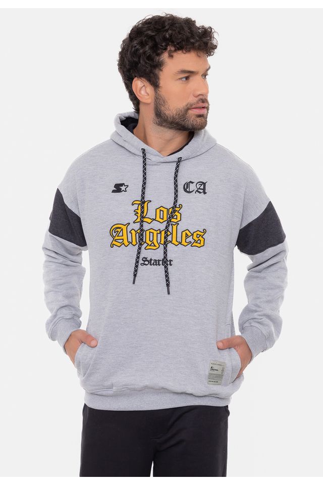 Moletom-Starter-Canguru-CA-Cinza-Mescla Moletom-Starter-Canguru-CA-Cinza-Mescla