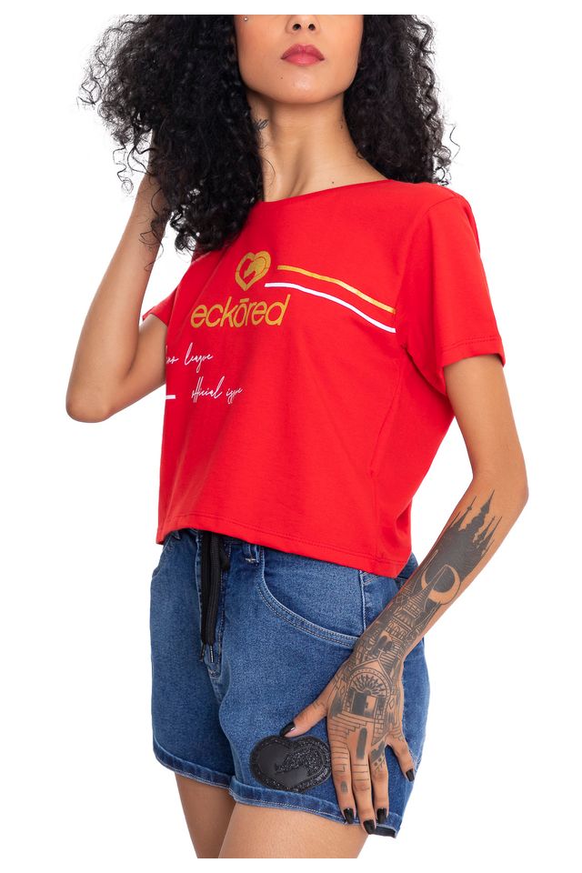 Camiseta-Ecko-Feminina-Take-Vermelha