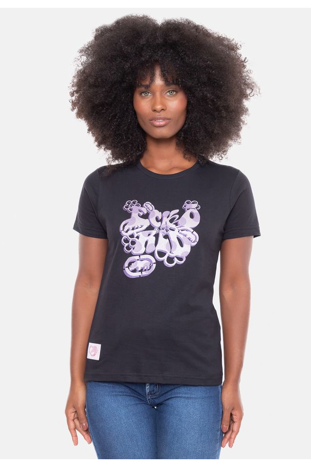 Camiseta-Ecko-Feminina-Neo-Preta