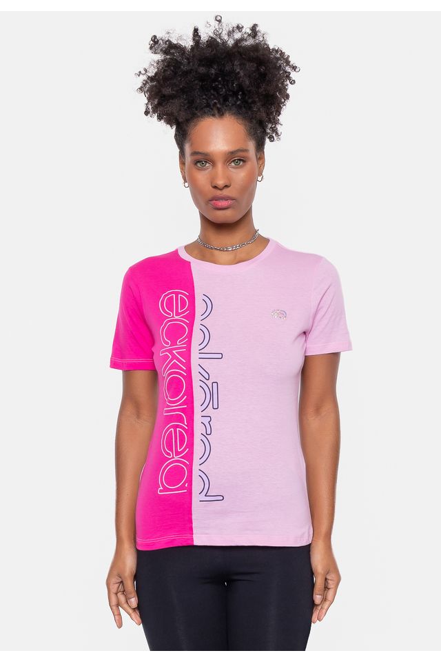 Camiseta-Ecko-Feminina-Estampada-Rosa