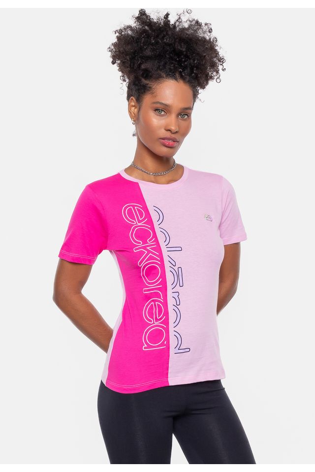 Camiseta-Ecko-Feminina-Estampada-Rosa