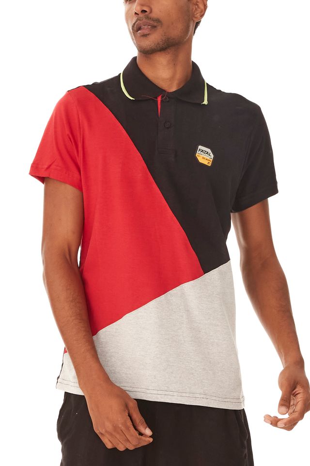 Camisa-Polo-Fatal-Especial-Preta-Com-Vermelha