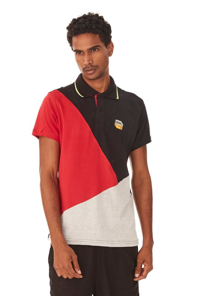 Camisa-Polo-Fatal-Especial-Preta-Com-Vermelha