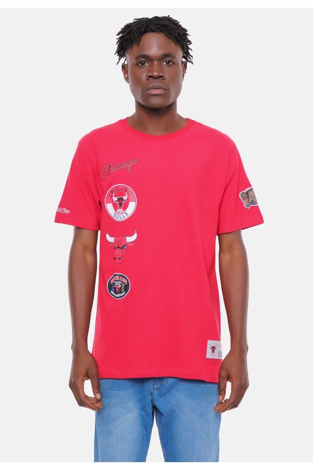 Camiseta-Mitchell---Ness-Chicago-Bulls-City-Vermelha-Carmim