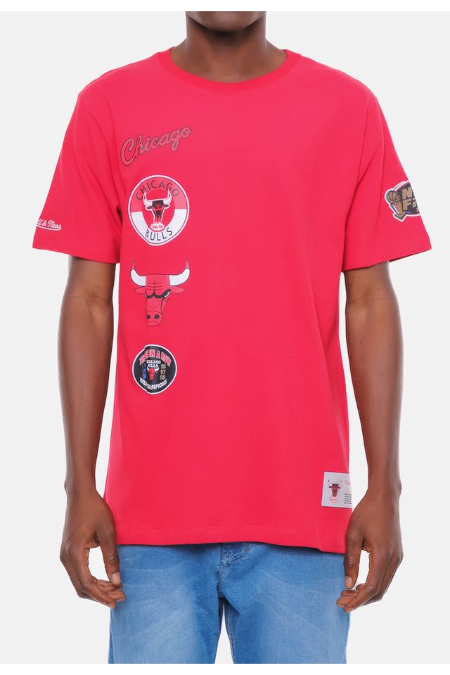 Camiseta-Mitchell---Ness-Chicago-Bulls-City-Vermelha-Carmim