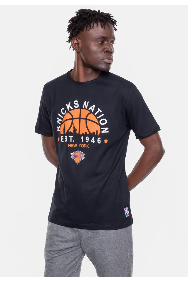 Camiseta-NBA-City-Nation-New-York-Knicks-Preta
