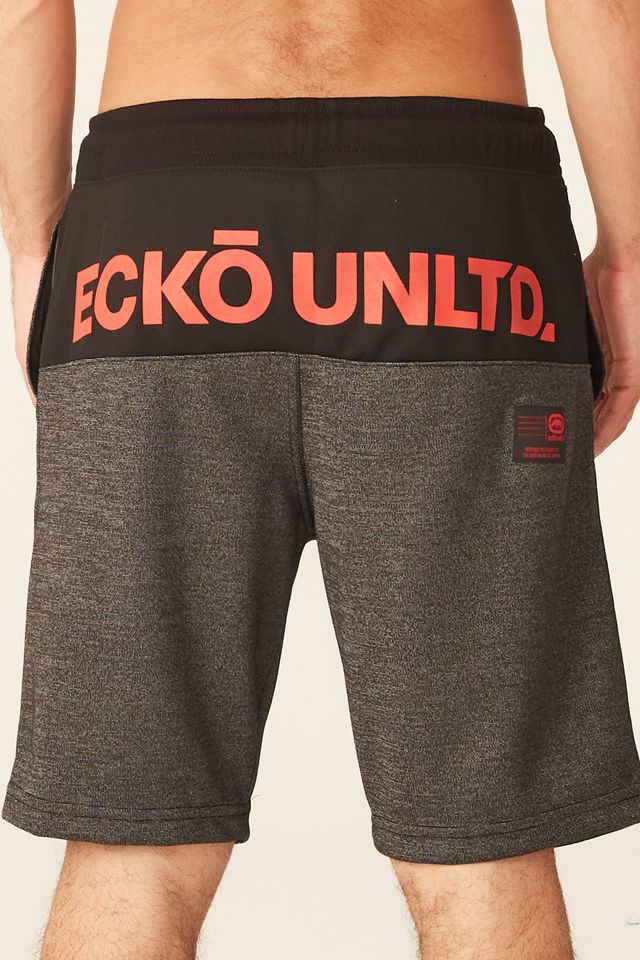 Bermuda-Ecko-Moletom-Preta