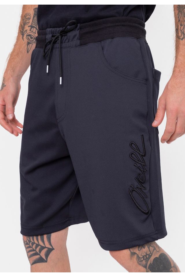 Bermuda-Oneill-Moletom-Solid-Preta