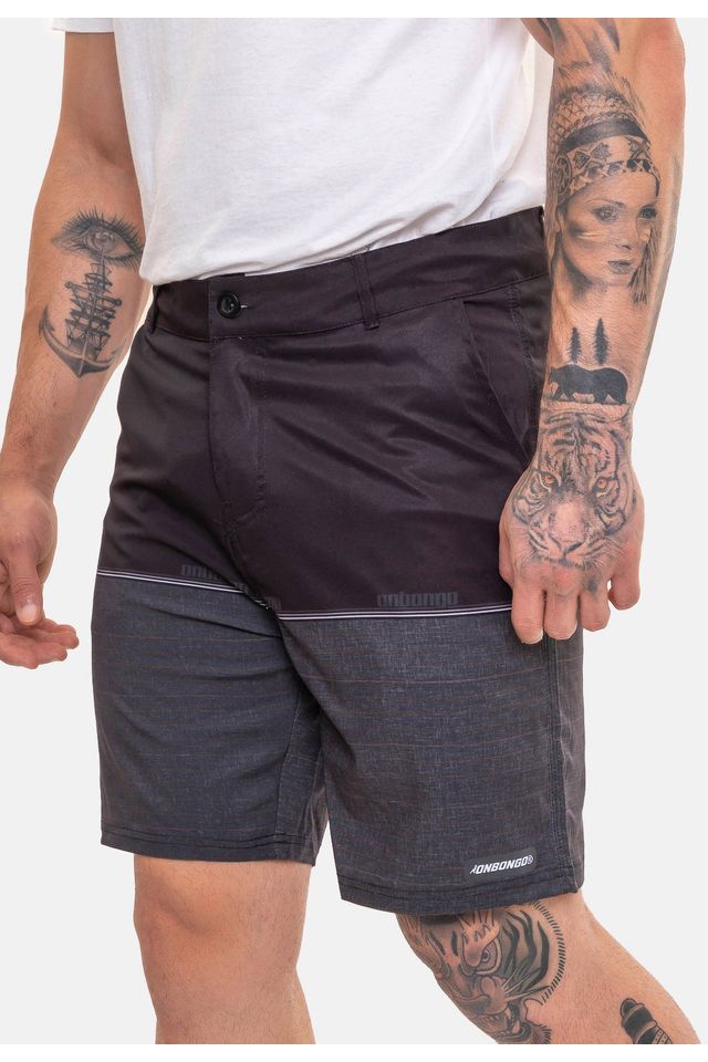 Boardshort-Onbongo-Hibrido-Preto