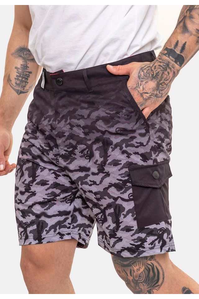 Boardshort-Ecko-Hibrido-Preto