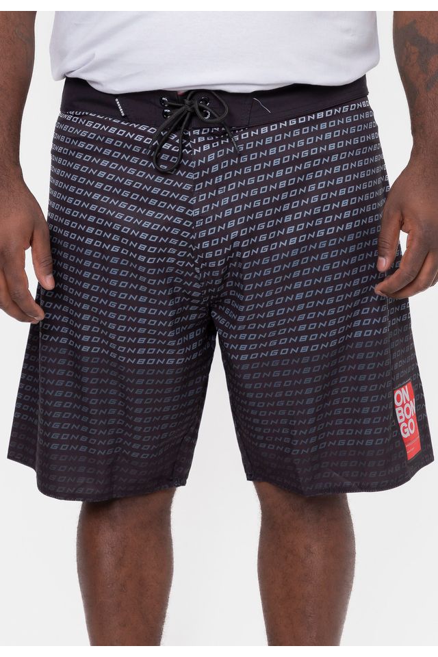 Boardshort-Onbongo-Plus-Size-Will-Preto-Com-Cinza