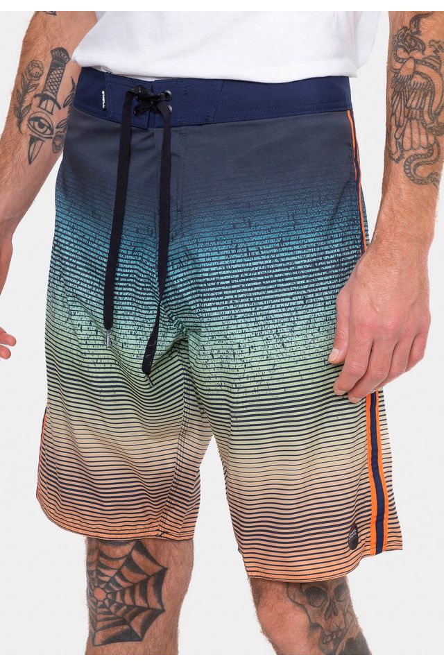 Boardshort-Oneill-Fade-Stripe-Azul-Marinho