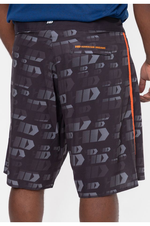 Boardshort-HD-Plus-Size-Sucess-Preto