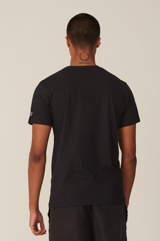 Camiseta-Starter-Estampada-Black-Label-Preta