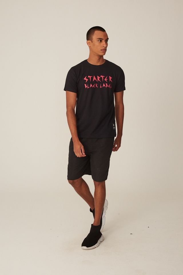 Camiseta-Starter-Estampada-Black-Label-Preta