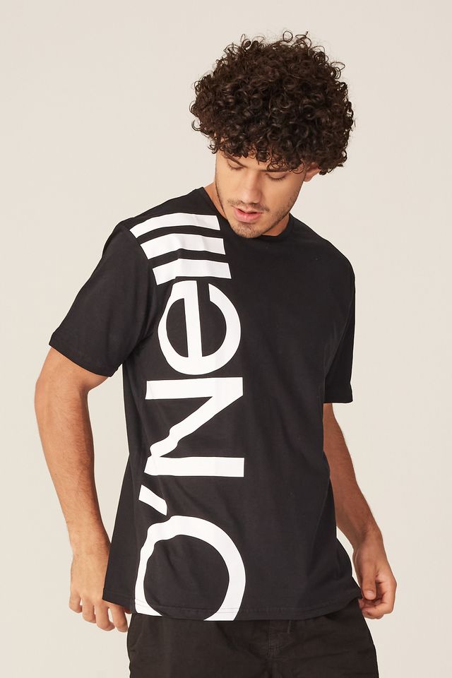 Camiseta-Oneill-Estampada-Big-Logo-Preta