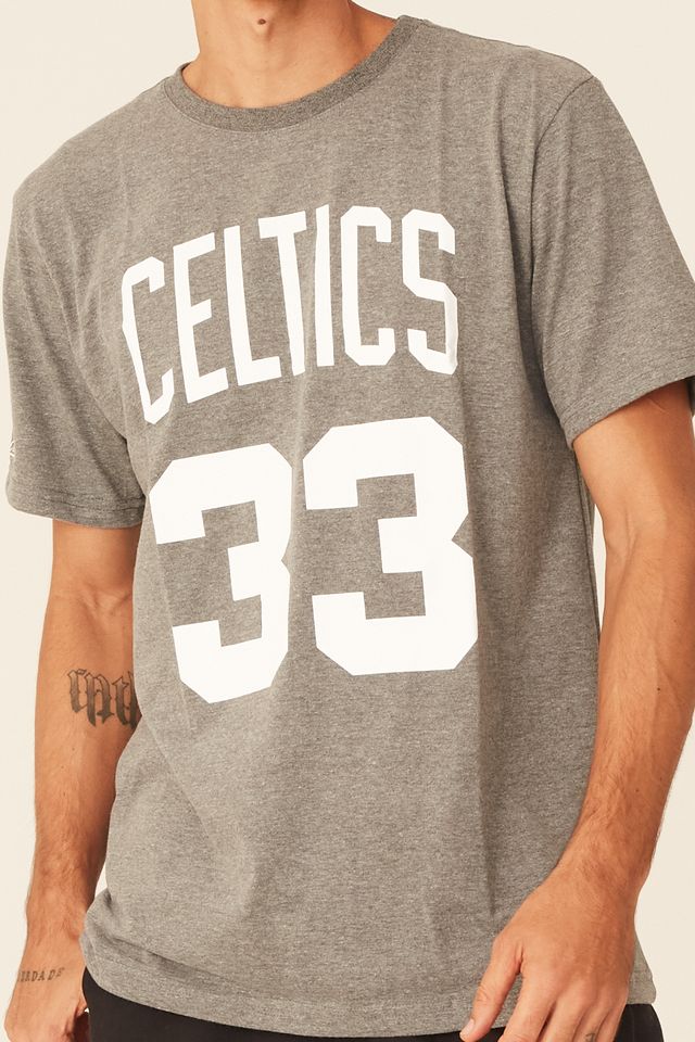 Camiseta-Mitchell---Ness-Estampada-Boston-Celtics-Larry-Bird-Cinza