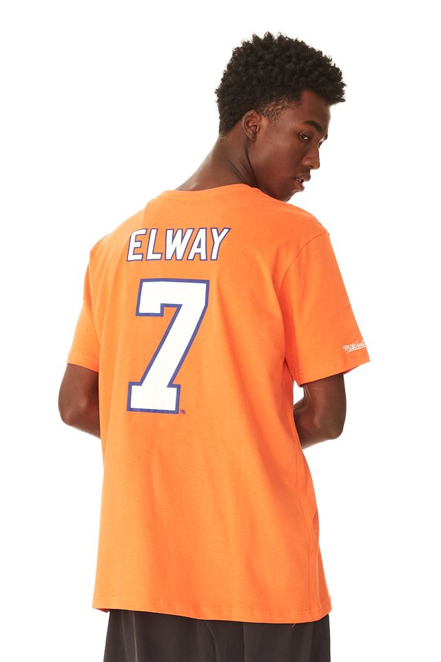 Camiseta-Mitchell---Ness-NFL-Denver-Broncos-John-Elway-Laranja
