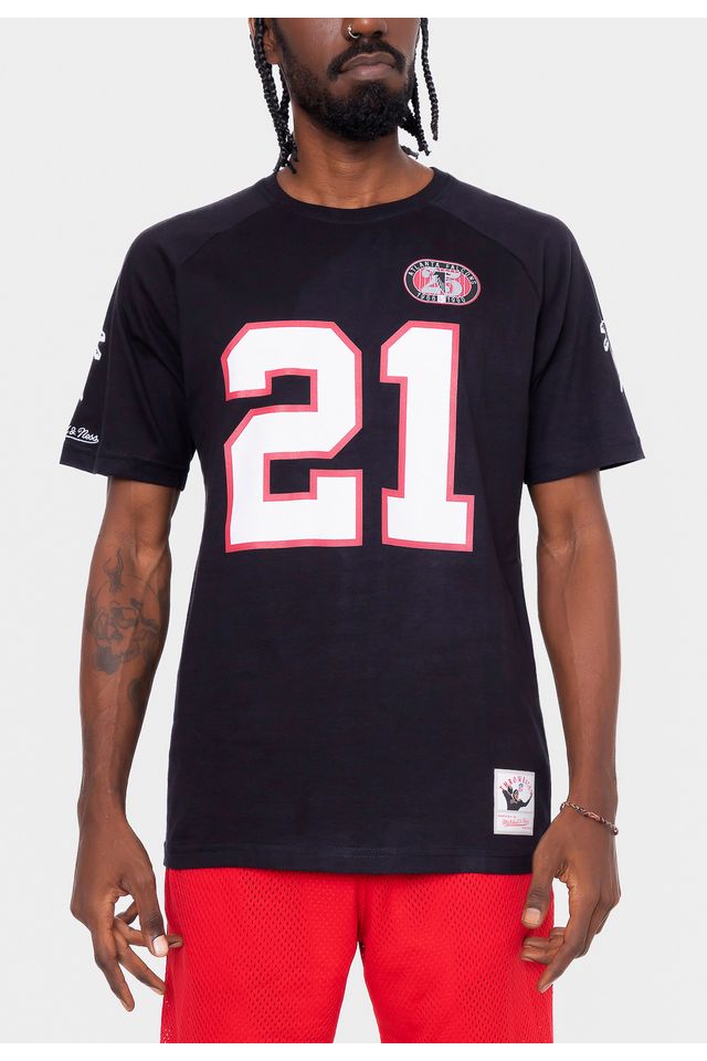 Camiseta-Mitchell---Ness-Especial-NFL-Atlanta-Falcons-Deion-Sanders-Preta