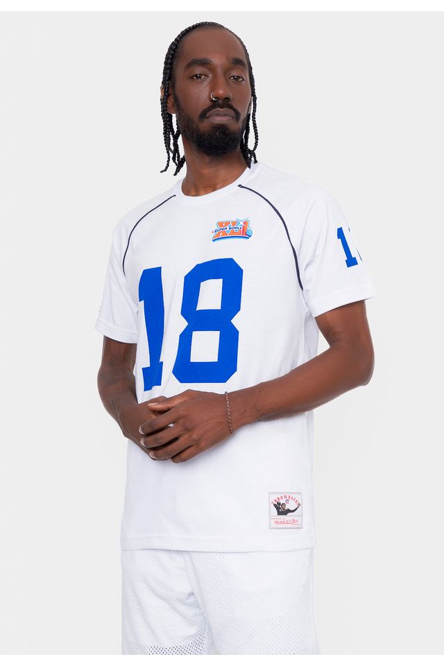 Camiseta-Mitchell---Ness-NFL-Especial-Indianapolis-Colts-Peyton-Manning-Branca