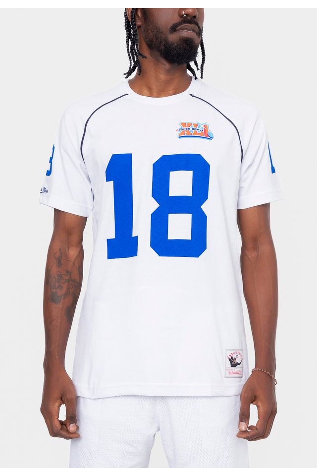 Camiseta-Mitchell---Ness-NFL-Especial-Indianapolis-Colts-Peyton-Manning-Branca