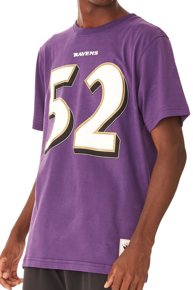 Camiseta-Mitchell---Ness-Estampada-NFL-Baltimore-Ravens-Ray-Lewis-Roxa
