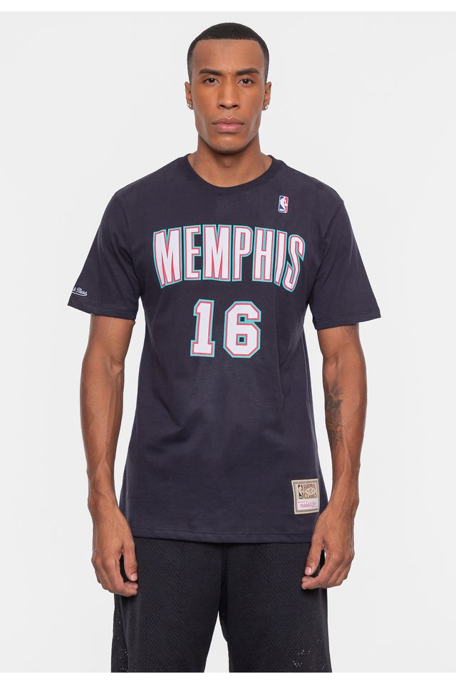 Camiseta-Mitchell---Ness-Memphis-Grizzlies-Gasol-Preta