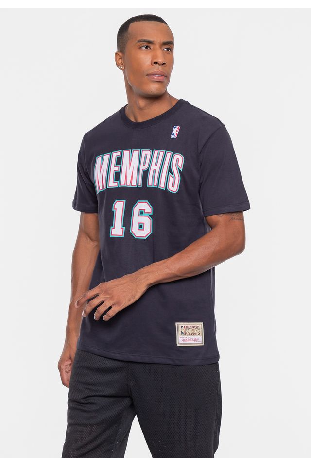 Camiseta-Mitchell---Ness-Memphis-Grizzlies-Gasol-Preta