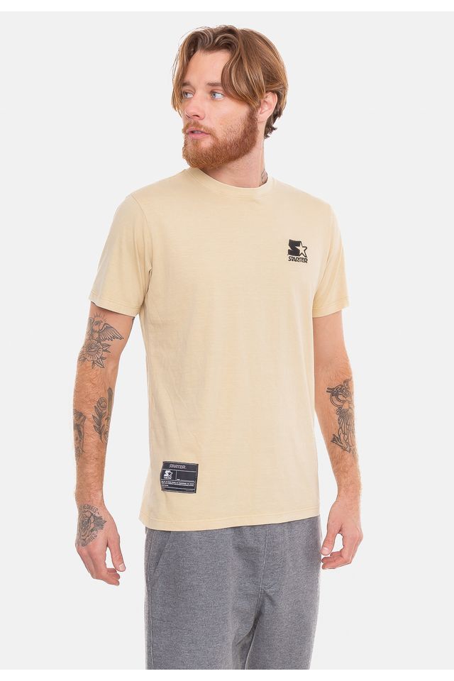 Camiseta-Starter-Estampada-Bege
