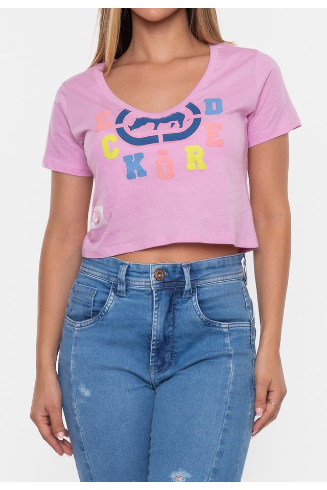 Camiseta-Ecko-Feminina-Estampada-Rosa