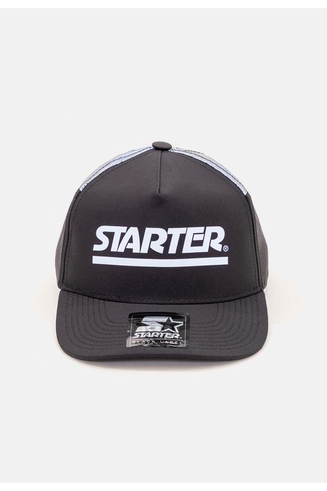 Bone-Starter-Snap-Aba-Curva-Preto