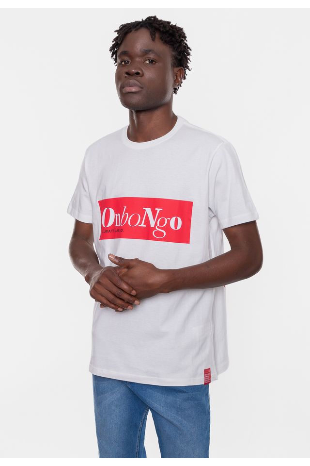 Camiseta-Onbongo-Letterring-Branca