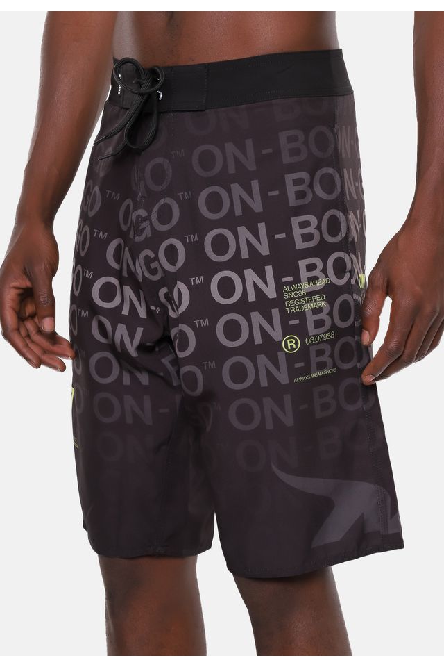 Boardshort-Onbongo-Ahead-Preto-Branco