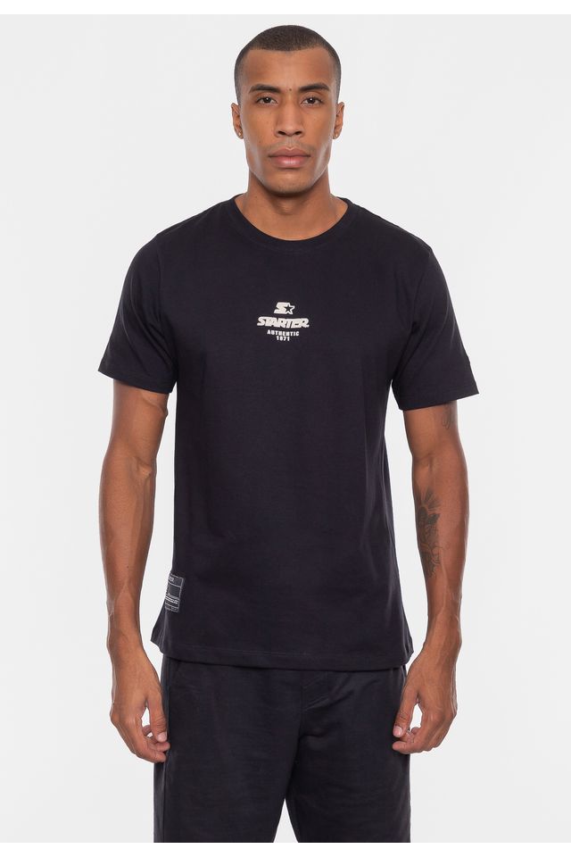 Camiseta-Starter-Estampada-Preta Camiseta-Starter-Estampada-Preta