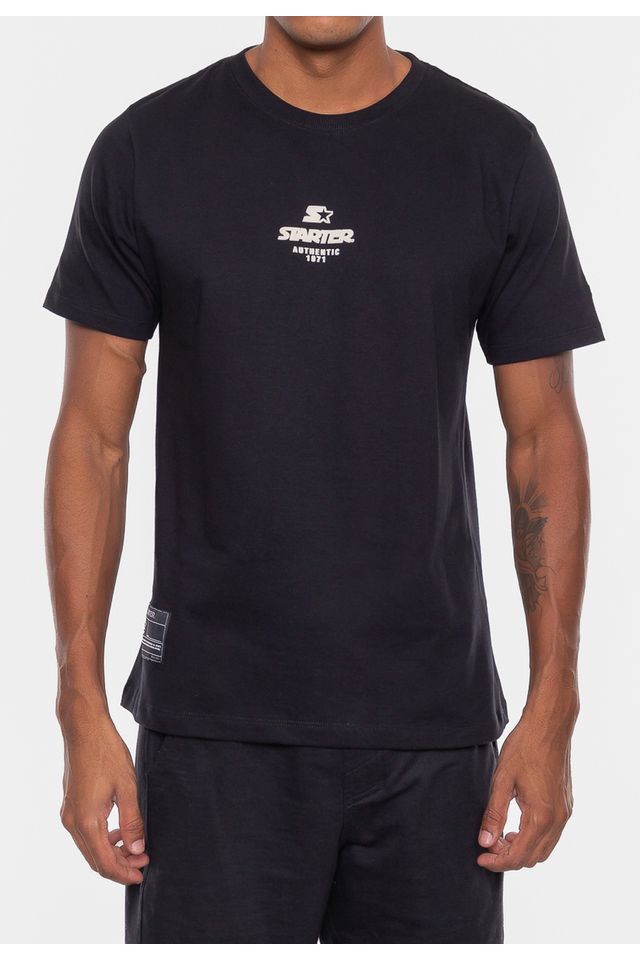 Camiseta-Starter-Estampada-Preta Camiseta-Starter-Estampada-Preta