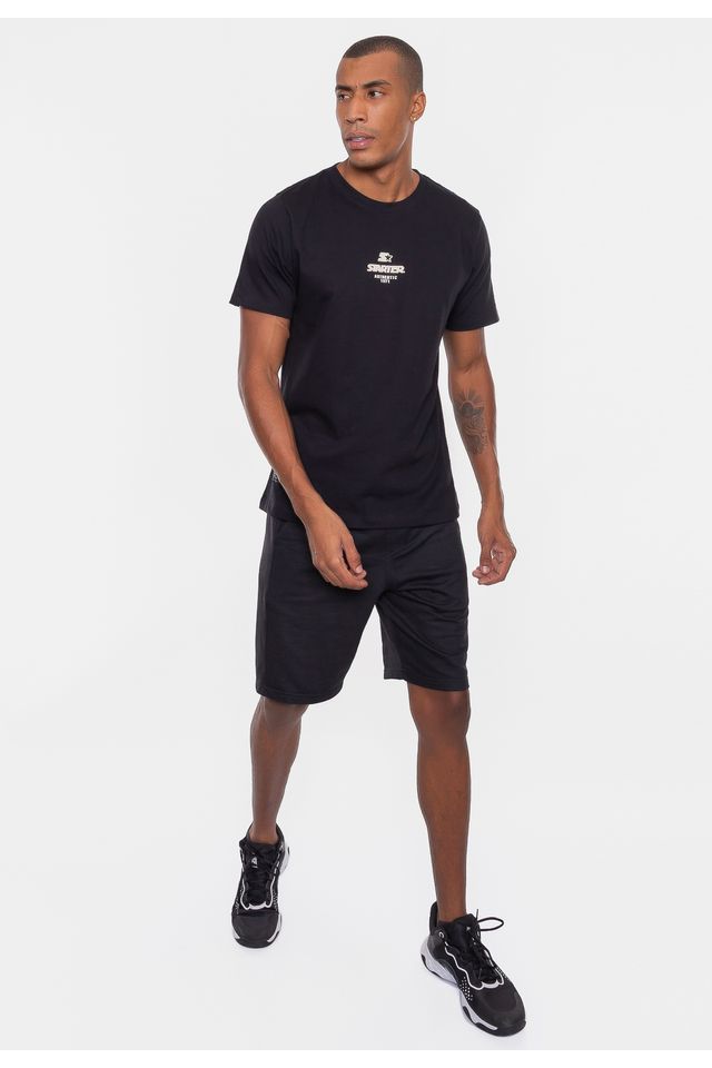 Camiseta-Starter-Estampada-Preta Camiseta-Starter-Estampada-Preta