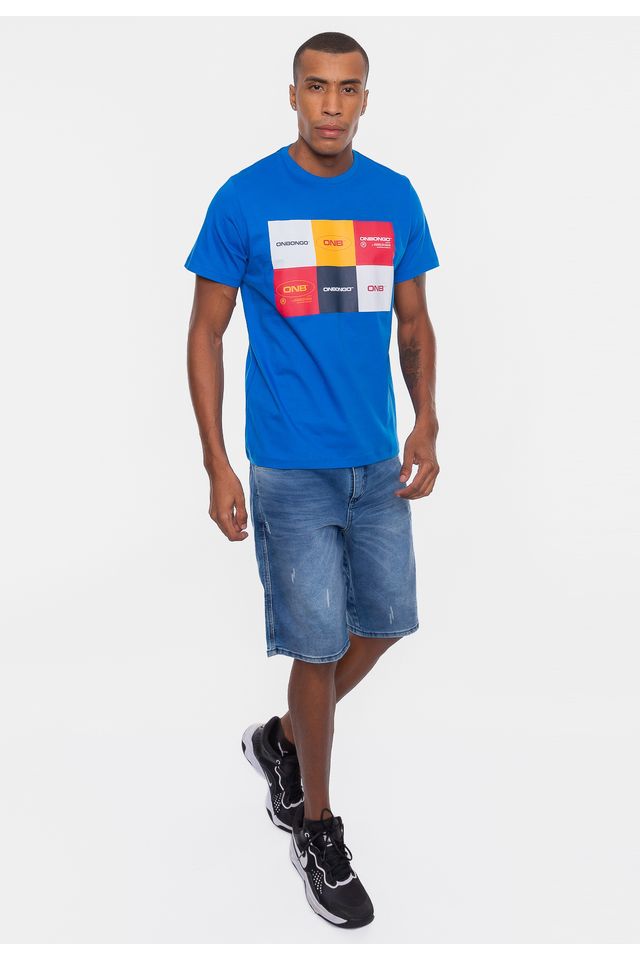 Camiseta-Onbongo-Lettering-Azul